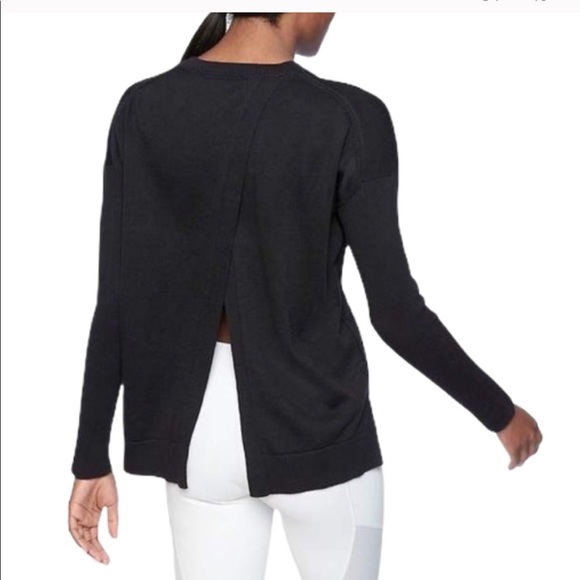 Athleta Sweaters - ATHLETA Highland Crossback Open Back Sweater XXS
